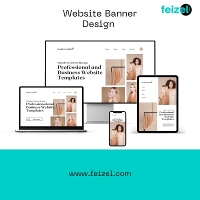 We do website banner design and development in Kenya. For the best website banner design, visit feizel.com
